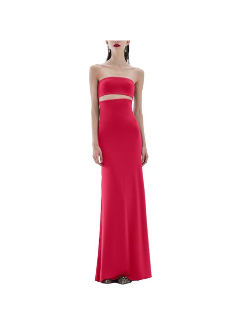 Abito Aniye by donna Demi 185788 Fucsia lungo tessuto stretch zip Aniye by | Abiti | 185788696